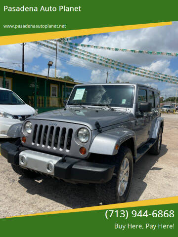 2013 Jeep Wrangler Unlimited for sale at Pasadena Auto Planet in Houston TX