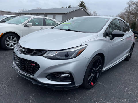 2018 Chevrolet Cruze for sale at Blake Hollenbeck Auto Sales in Greenville MI