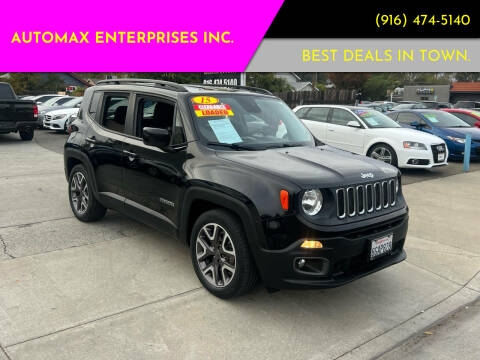 2015 Jeep Renegade for sale at AUTOMAX ENTERPRISES INC. in Roseville CA