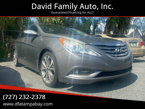 2013 Hyundai Sonata for sale at David Family Auto, Inc. in New Port Richey FL