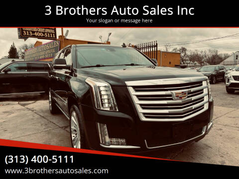 2016 Cadillac Escalade ESV for sale at 3 Brothers Auto Sales Inc in Detroit MI
