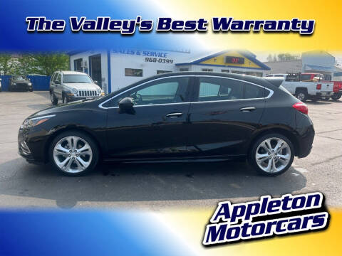2018 Chevrolet Cruze for sale at Appleton Motorcars Sales & Service in Appleton WI