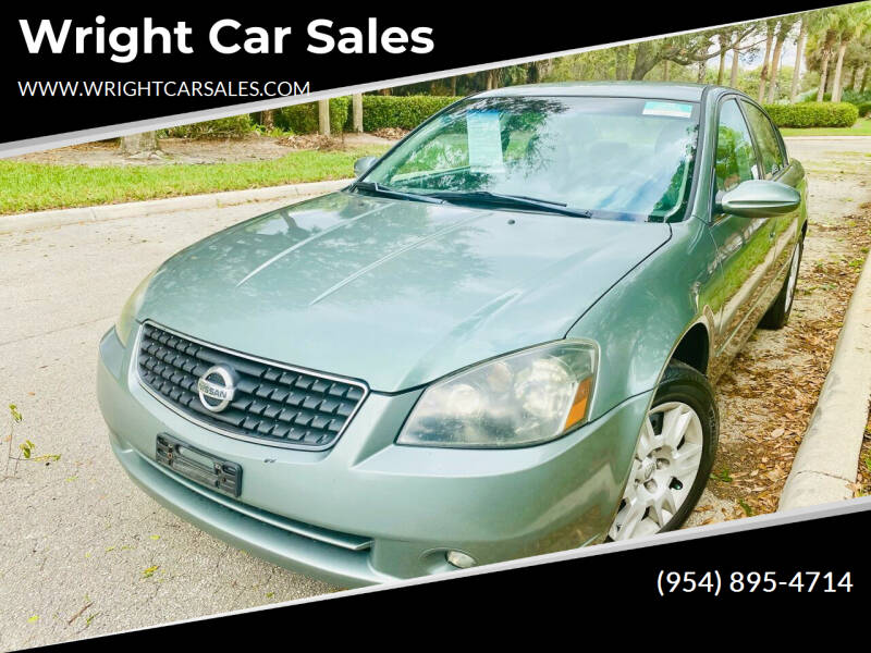 2006 Nissan Altima for sale at Wright Car Sales in Lake Worth FL