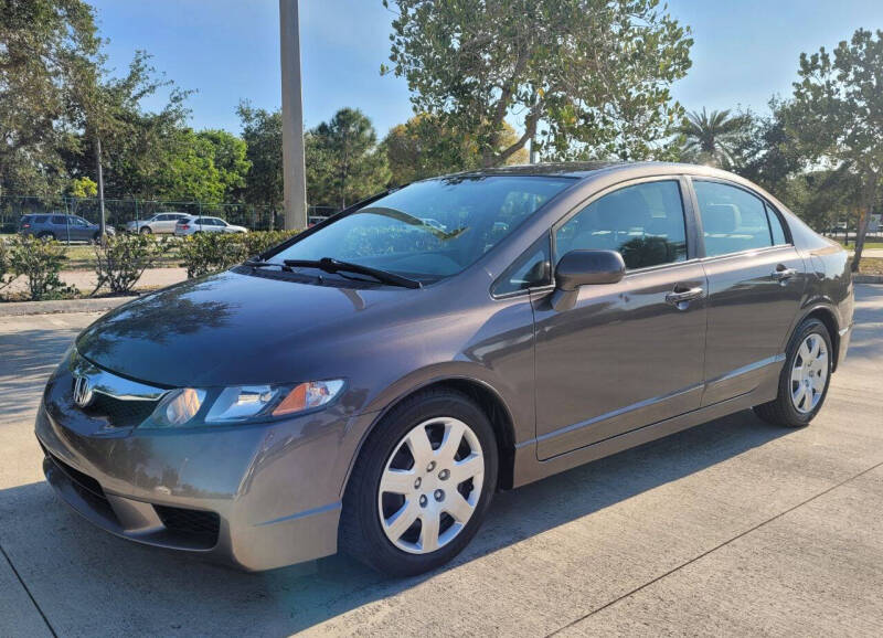 Used 2011 Honda Civic LX with VIN 19XFA1F51BE040341 for sale in Pompano Beach, FL