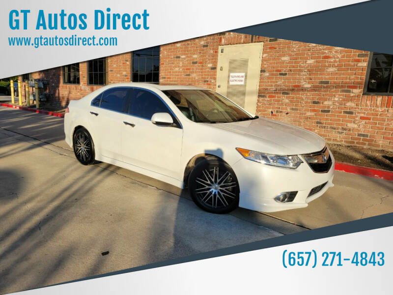 2012 Acura TSX for sale at GT Autos Direct in Garden Grove CA
