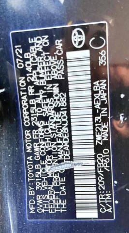 2022 Toyota Corolla Hybrid LE