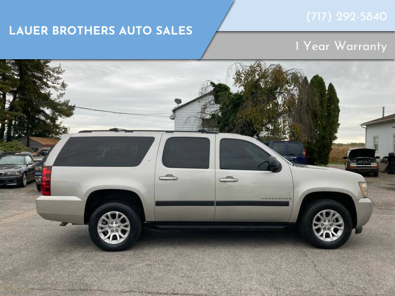 2008 Chevrolet Suburban for sale at LAUER BROTHERS AUTO SALES in Dover PA
