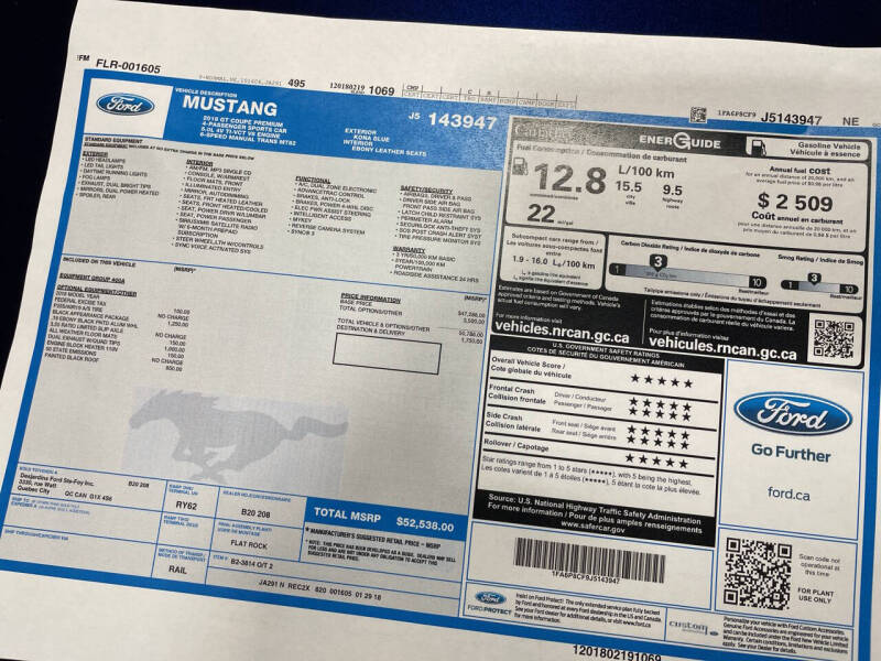 2018 Ford Mustang GT Premium