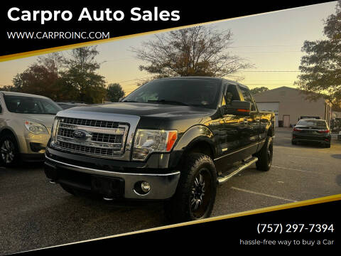 2014 Ford F-150 for sale at Carpro Auto Sales in Chesapeake VA