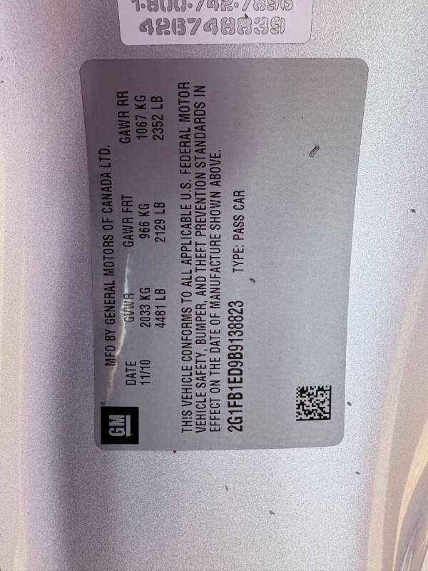 2011 Chevrolet Camaro LT