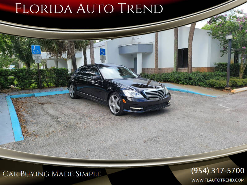 2012 Mercedes-Benz S-Class for sale at Florida Auto Trend in Plantation FL