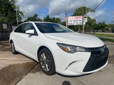 2016 Toyota Camry for sale at G&J Car Sales in Houston TX
