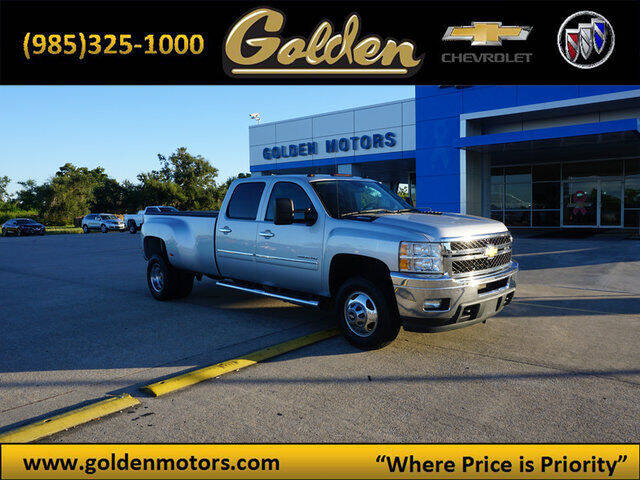 2013 Chevrolet Silverado 3500HD for sale at GOLDEN MOTORS in Cut Off LA