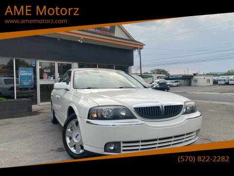 2003 Lincoln LS for sale at AME Motorz in Wilkes Barre PA