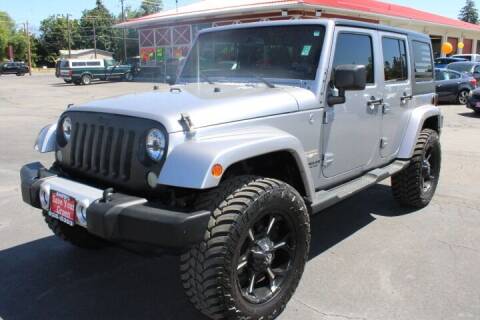 2013 Jeep Wrangler Unlimited for sale at Jennifer's Auto Sales in Spokane Valley WA