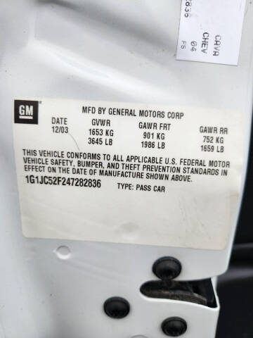 2004 Chevrolet Cavalier