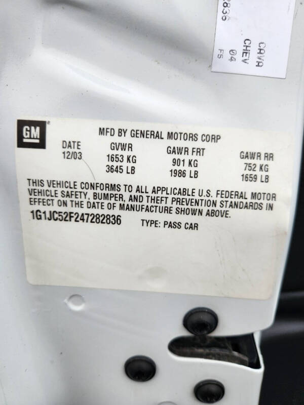 2004 Chevrolet Cavalier