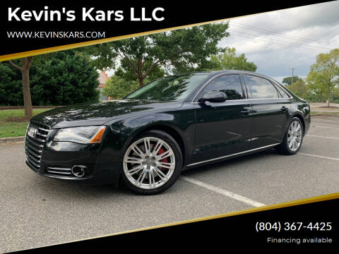 2012 Audi A8 L for sale at Kevin's Kars LLC in Richmond VA