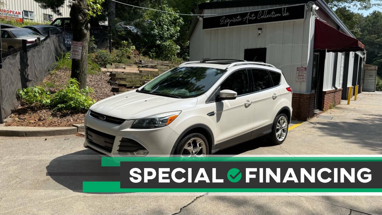 Off white 2015 Ford Escape Titanium AWD Titanium 4dr SUV 1