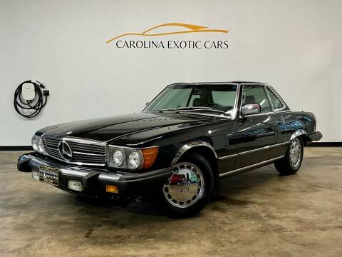 1986 Mercedes-Benz 560-Class for sale at Carolina Exotic Cars & Consignment Center in Raleigh NC