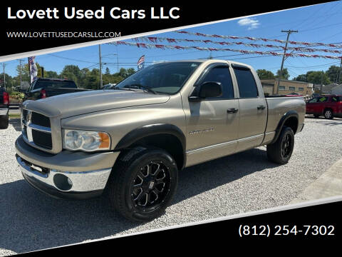 2003 Dodge Ram 1500 for sale at Lovett Used Cars LLC in Washington IN