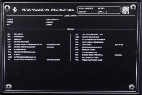 2024 Ferrari 296 GTS