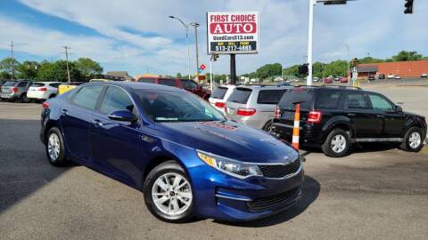 2017 Kia Optima for sale at FIRST CHOICE AUTO Inc in Middletown OH