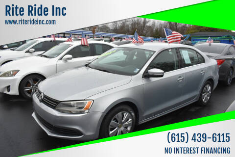 2013 Volkswagen Jetta for sale at Rite Ride Inc in Murfreesboro TN