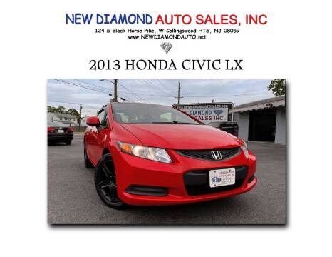 2013 Honda Civic for sale at New Diamond Auto Sales, INC in West Collingswood Heights NJ