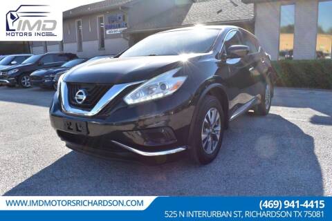 2017 Nissan Murano for sale at IMD Motors in Richardson TX