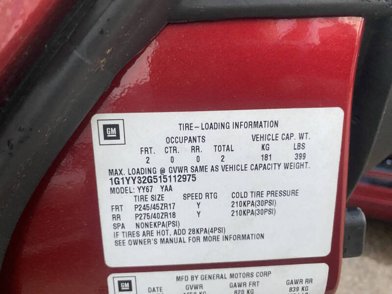 2001 Chevrolet Corvette