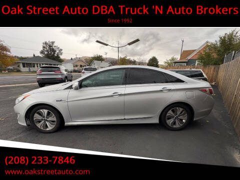 2015 Hyundai Sonata Hybrid for sale at Oak Street Auto DBA Truck 'N Auto Brokers in Pocatello ID