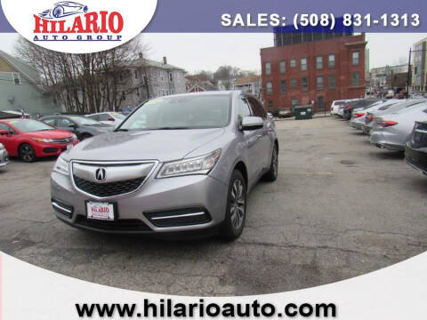 2016 Acura MDX for sale at Hilario's Auto Sales in Worcester MA
