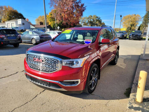 2019 GMC Acadia for sale at Clare Auto Sales, Inc. in Clare MI