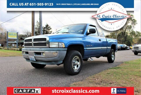1999 Dodge Ram Pickup 1500 for sale at St. Croix Classics in Lakeland MN