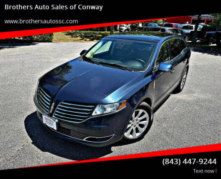 2017 Lincoln MKT for sale at Brothers Auto Sales of Conway in Conway SC