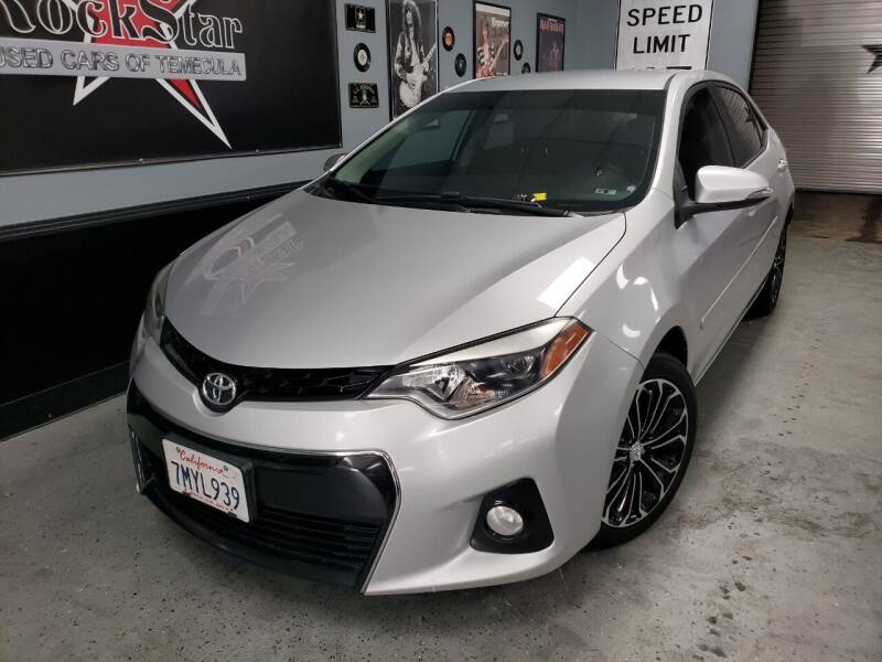 2015 Toyota Corolla for sale at ROCKSTAR USED CARS OF TEMECULA in Temecula CA