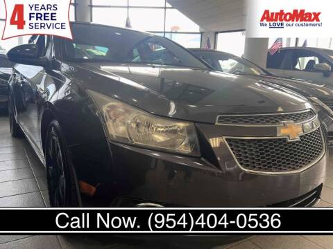 2014 Chevrolet Cruze for sale at Auto Max in Hollywood FL
