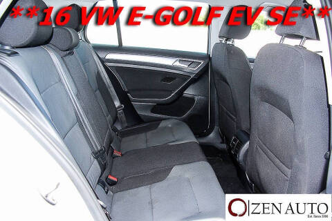 2016 Volkswagen e-Golf SE