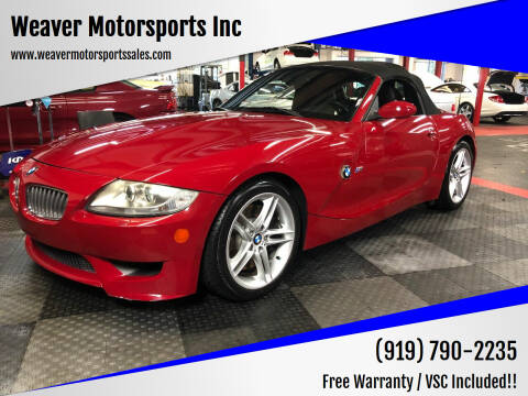 2006 BMW Z4 M for sale at Weaver Motorsports Inc in Cary NC
