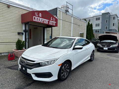 2017 Honda Civic for sale at Champion Auto LLC in Quincy MA