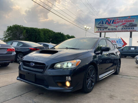 2015 Subaru WRX for sale at ANF AUTO FINANCE in Houston TX