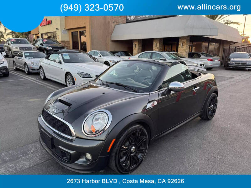 2012 MINI Cooper Roadster for sale at Allin Cars in Costa Mesa CA