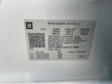 2018 GMC Sierra 2500HD