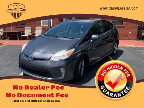 2013 Toyota Prius for sale at Cars4Less GA in Alpharetta GA