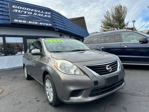 2014 Nissan Versa for sale at Goodfellas auto sales LLC in Clifton NJ