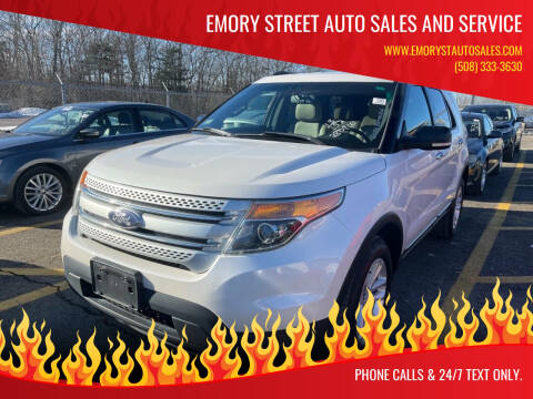 2013 Ford Explorer for sale at Emory Street Auto Sales and Service in Attleboro MA