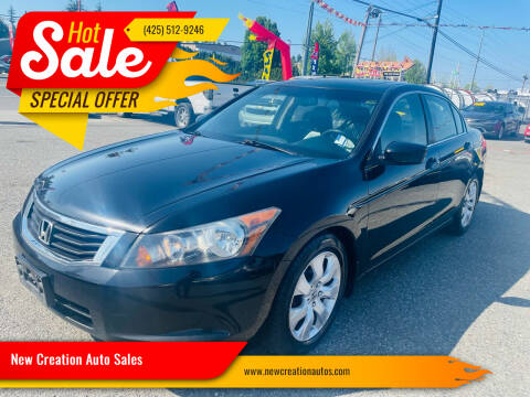 2010 Honda Accord for sale at New Creation Auto Sales in Everett WA