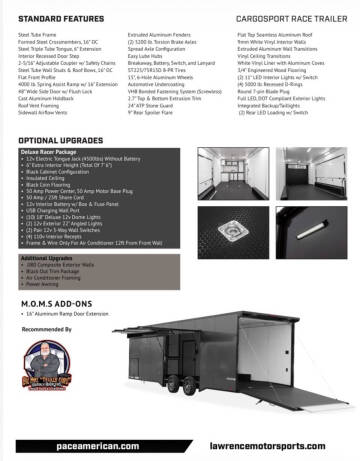 2026 Pace American 28 CARGOSPORT