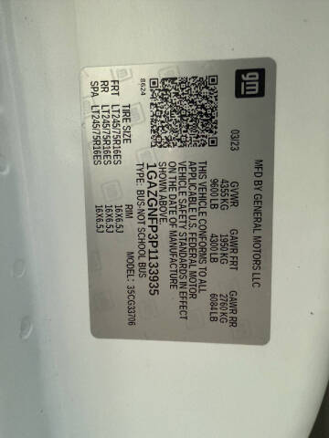 2023 Chevrolet Express LS 3500